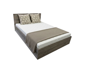 Кровать двуспальная Комфорт КР 1600 160х200 (Дуб сандал)