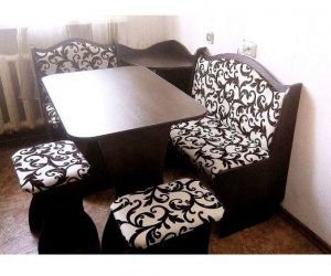 Кухонный уголок Аленка-1 Венге Ивари (обивка как на фото)