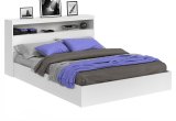 Кровать с прикроватным блоком Бася 1600х2000 (Белый)