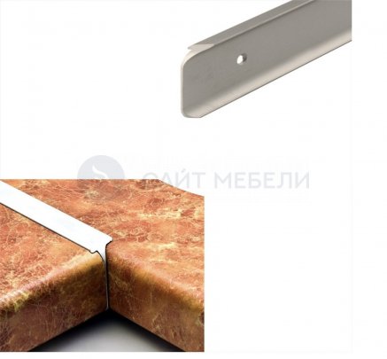 Соединительная планка для столешниц угловая 38 мм