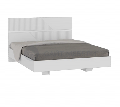 Кровать двуспальная Непал 1.6 (Белый холст/Белый)