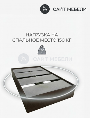 Кровать-тахта односпальная Комфорт без спинки КР 900 90х190 (Графит)