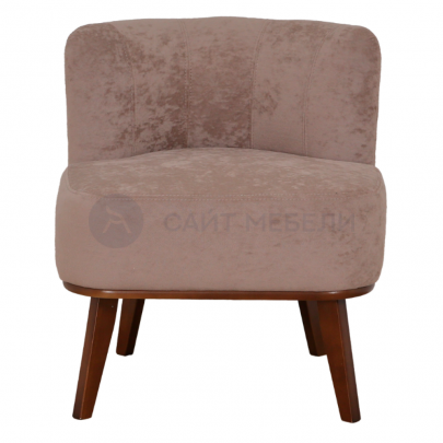 Кресло для отдыха Жирон (SENSEY LATTE/ Орех Лак)