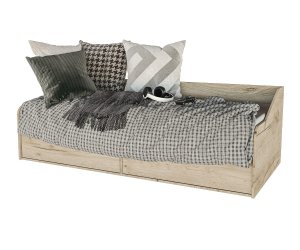 Кровать-диван с ящиками Норд 900х2000 (Дуб крафт серый)