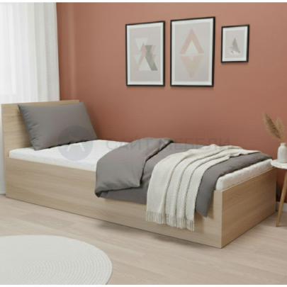 Кровать КР 800 80х200 (Дуб сонома)