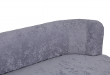Диван Жирон (SENSEY STEEL GREY/Бесцветный Лак)