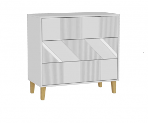 Комод Непал (Белый холст/Белый)