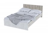 Кровать Бася 1200x2000 КР-556 (Дуб крафт серый/Дуб крафт белый)